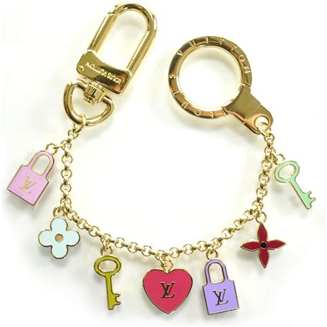 louis vuitton bag chain charm|Louis Vuitton keychain pouch.